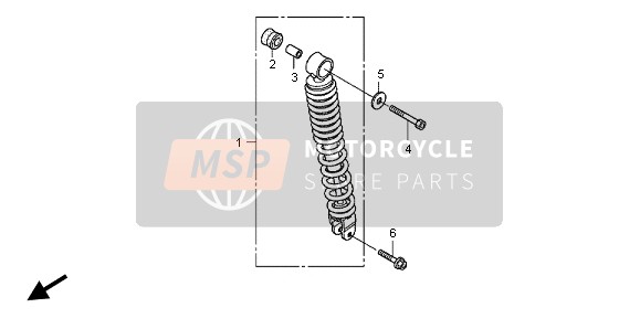 52400KZL951, Cushion Assy., Rr., Honda, 0